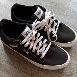 Vans Black and White Sneakers